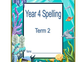 Year 4 Spelling Booklets