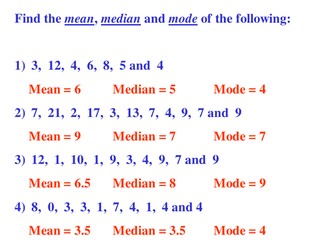 Cumulative Frequency