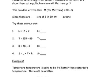 Introduction to Algebra