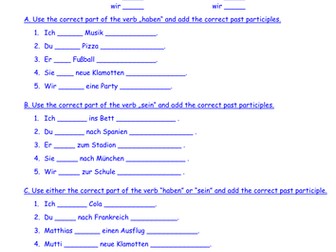 Past tense - 'Ich habe' or 'Ich bin'