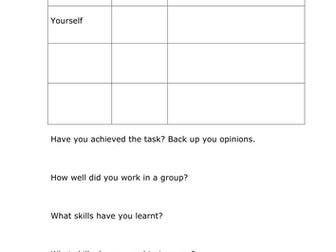 Group/Peer assessment