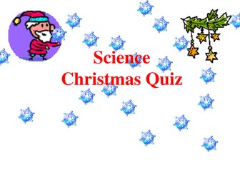 Science Christmas Quiz - P2