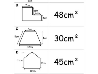Compound area dominoes. Game.