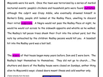 To Kill a Mockingbird by Harper Lee