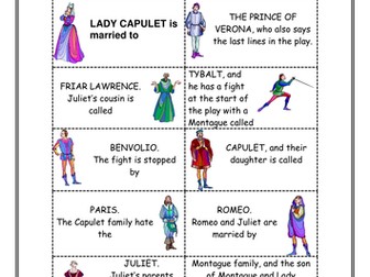 Romeo & Juliet - William Shakespeare: Worksheets