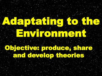 Ecology: Adapting to the Environment Powerpoint