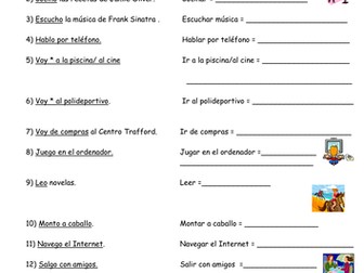 hobby worksheet and battleships game