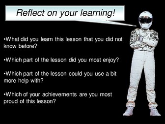 The Stig - Reflect on Your Learning!