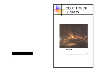 Great Fire of London/sentence work SEN