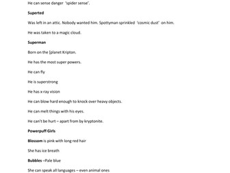 Super hero Powerpoint