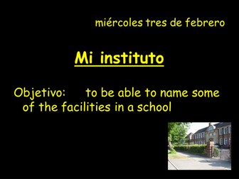Spanish School Facilities - Mi instituto