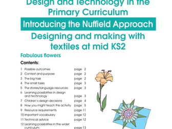 Fabulous Flower Ks2 Textiles - 