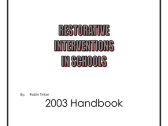 Restorative interventions