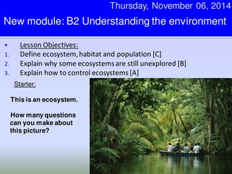 Ecology and ecosystem ppt HT