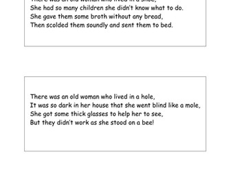 Year 2 silly stuff poetry lesson plan and smartboard