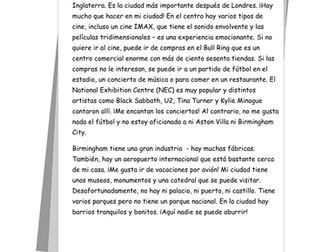 Spanish Town & Description - Mi Ciudad