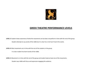 Greek Theatre: focus on the role of the chorus