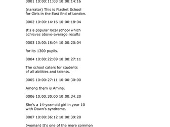 Teachers TV:  Pupils with Down's Syndrome