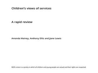 Children's Views of Services