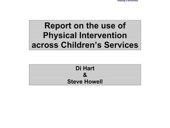 Physical Intervention