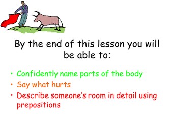 Spanish Body parts - Me duele/Me duelen