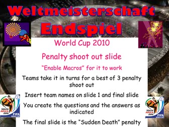 Penalty Shootout Template - German plenary starter