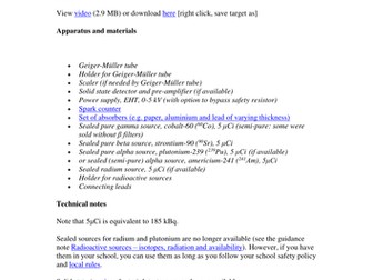 Identifying three types of ionizing radiation