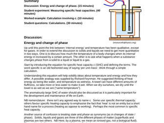 Specific heat capacity
