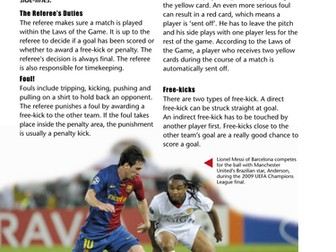 Football rules and World Cup information