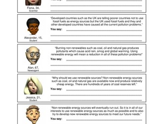 Energy Sources and Resources