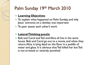 Palm Sunday