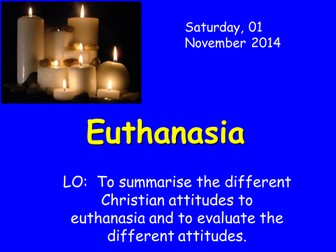 Christianity and euthanasia