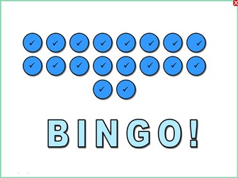 Simplifying Indices Bingo Game
