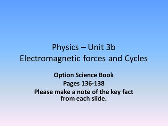Physics AQA 3b revision slide show