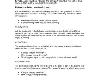 Teachers TV: KS3 Physics - Sound