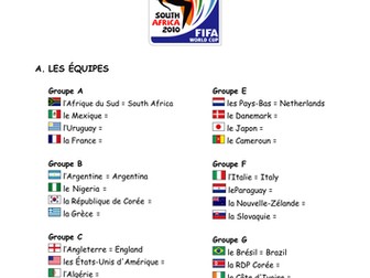 Coupe du Monde 2010