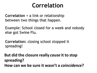 Correlation and cause