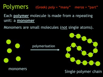 Polymers and polymerisation