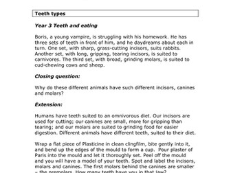 Teachers TV: Teeth, Springs, Rocks and Other Topics