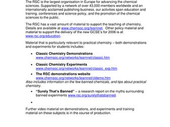 Teachers TV: Periodic Table: Ferocious Elements