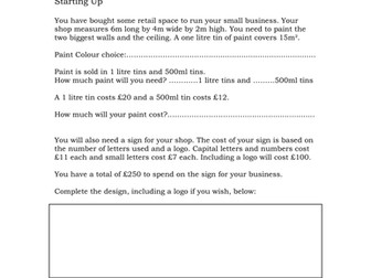 Functional Maths - Small Business