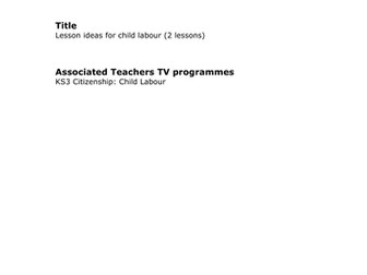 Teachers TV: KS3 Citizenship - Child Labour
