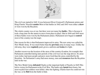 Why did parliament win the English Civil War?