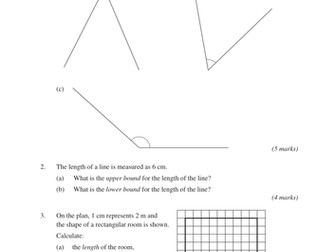 KS3 Scale Drawing (MEP – Year 7 – Unit 19)