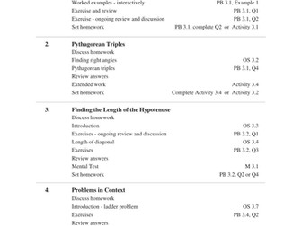 KS3 Pythagoras (MEP – Year 8 – Unit 3)