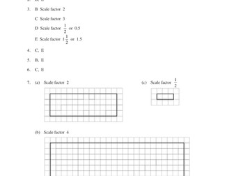 KS3 transformations:Similarity (Year 8 – Unit 19)