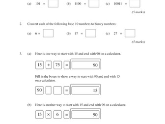MEP Year 9 Diagnostic Tests/assessments