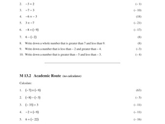 Graphs, Equations, Inequalities (MEP – Y9 – U13)