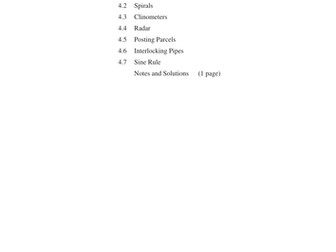 Trigonometry (MEP – GCSE) Lesson plan, worksheets