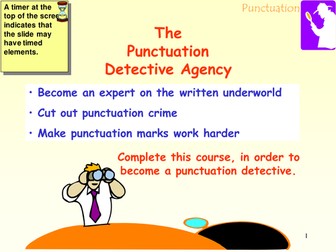 PUNCTUATION STARTER  HM